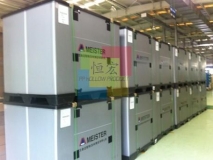 塑料围板箱堆垛